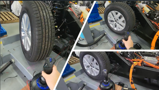 스티어링 테스트